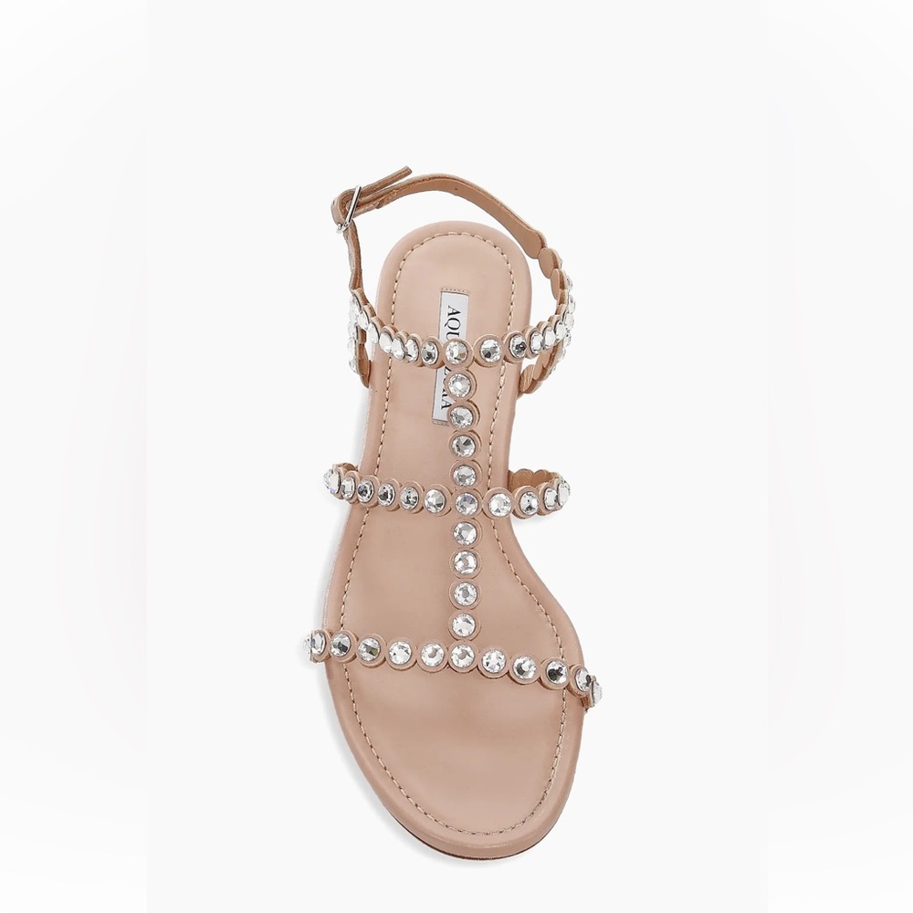 Aquazzura Sandals with crystal Accents